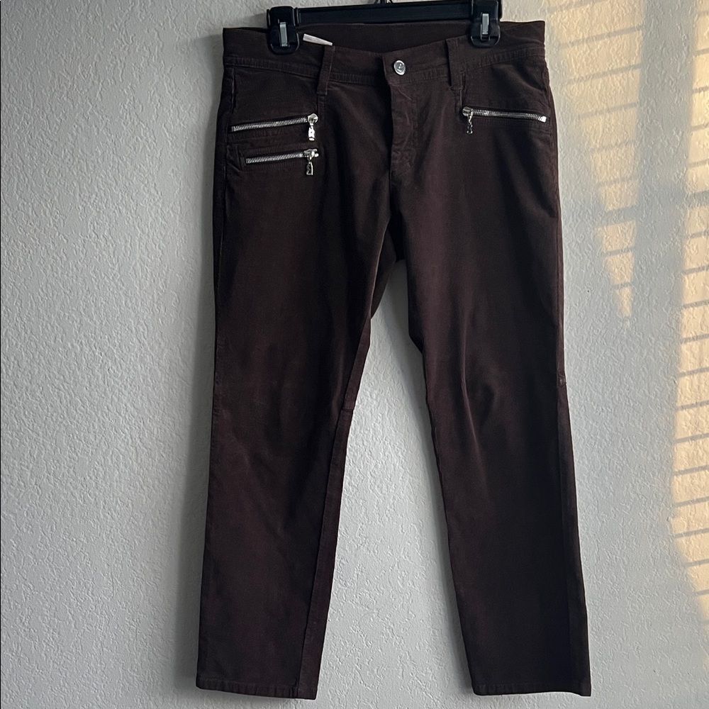 Like New! Bogner Dark Brown Corduroy Pants in Size L8
